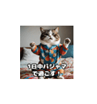 週末の猫ちゃん（個別スタンプ：7）