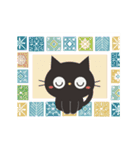 黒ねこ★動くゆるめの敬語スタンプ（個別スタンプ：9）