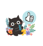 黒ねこ★動くゆるめの敬語スタンプ（個別スタンプ：13）