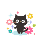 黒ねこ★動くゆるめの敬語スタンプ（個別スタンプ：14）