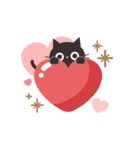 黒ねこ★動くゆるめの敬語スタンプ（個別スタンプ：16）