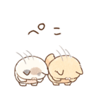 無気力なミケクリ（個別スタンプ：25）
