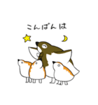 温泉ねこ きなこ4 ライチョウさん（個別スタンプ：2）