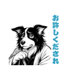 武士ボーダーコリーが参る！（個別スタンプ：21）