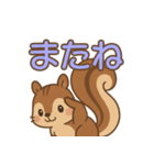 え？かわいくてちょっと面白いリススタンプ（個別スタンプ：11）