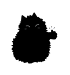 ねこですから。（黒猫）（個別スタンプ：6）