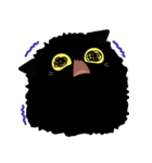 ねこですから。（黒猫）（個別スタンプ：13）