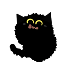 ねこですから。（黒猫）（個別スタンプ：14）