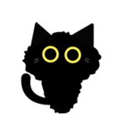 ねこですから。（黒猫）（個別スタンプ：16）