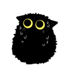 ねこですから。（黒猫）（個別スタンプ：21）