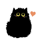 ねこですから。（黒猫）（個別スタンプ：25）