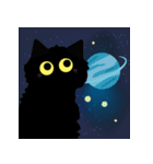 ねこですから。（黒猫）（個別スタンプ：37）