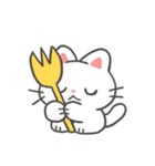 ちっちゃいねこのしろぽん（個別スタンプ：6）