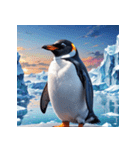 ペンギンの気ままな一日(セリフ無し)（個別スタンプ：18）