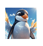 ペンギンの気ままな一日(セリフ無し)（個別スタンプ：21）