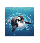 ペンギンの気ままな一日(セリフ無し)（個別スタンプ：29）