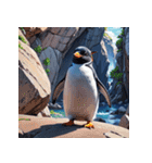 ペンギンの気ままな一日(セリフ無し)（個別スタンプ：38）