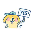 犬さんのスタンプ（1）（個別スタンプ：16）