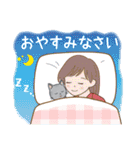 仲良しでキュートな猫のスタンプ 第1弾（個別スタンプ：4）