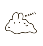 うさぎのぽぽちゃん うさぽぽちゃん ver.3（個別スタンプ：6）