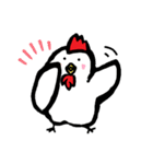 にわとり日和【日常/挨拶/返事/お礼】（個別スタンプ：12）