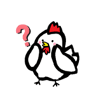 にわとり日和【日常/挨拶/返事/お礼】（個別スタンプ：14）
