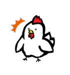 にわとり日和【日常/挨拶/返事/お礼】（個別スタンプ：17）