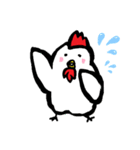 にわとり日和【日常/挨拶/返事/お礼】（個別スタンプ：21）