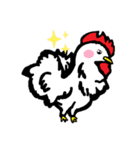 にわとり日和【日常/挨拶/返事/お礼】（個別スタンプ：30）
