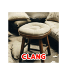 擬音をしゃべるアンティーク家具（個別スタンプ：14）