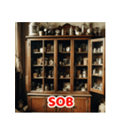 擬音をしゃべるアンティーク家具（個別スタンプ：25）