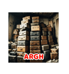 擬音をしゃべるアンティーク家具（個別スタンプ：28）
