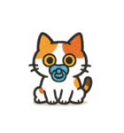 バブ猫のふにゃふにゃスタンプ（個別スタンプ：1）