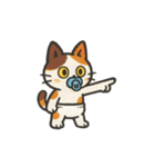 バブ猫のふにゃふにゃスタンプ（個別スタンプ：7）
