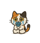 バブ猫のふにゃふにゃスタンプ（個別スタンプ：14）