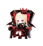 魔王ちゃんの日常（個別スタンプ：3）