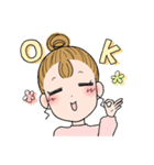 ゆるふわ大人女子（個別スタンプ：4）