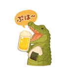 どうぶつ×たべものスタンプ（個別スタンプ：5）