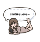 【メッセ】あざと女子（個別スタンプ：16）