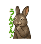 肯定的な返事をする動物たち（個別スタンプ：15）