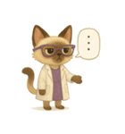 INTP（論理学者）×シャム猫スタンプ（個別スタンプ：2）