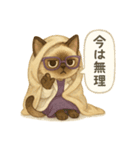 INTP（論理学者）×シャム猫スタンプ（個別スタンプ：24）