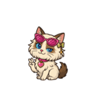 猫の子1（文字なし）（個別スタンプ：24）