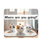 [大きな文字のスタンプ]☆carnation英語版（個別スタンプ：7）