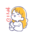 舞台追っかけ女子5（個別スタンプ：1）