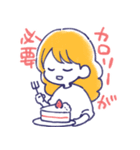舞台追っかけ女子5（個別スタンプ：10）