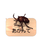 スマホの上のカブトムシ6《関西弁》（個別スタンプ：19）