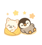 ほっこりなかよし ふわぺんわんこ（個別スタンプ：40）