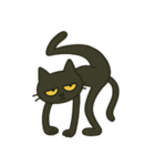 けだるい黒猫★けっだるニャン2（個別スタンプ：3）