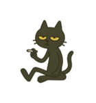 けだるい黒猫★けっだるニャン2（個別スタンプ：28）